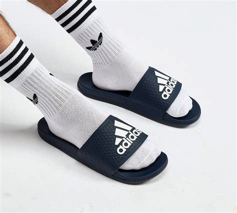 adidas slippers cloudfoam roze|Adidas Cloudfoam slides navy.